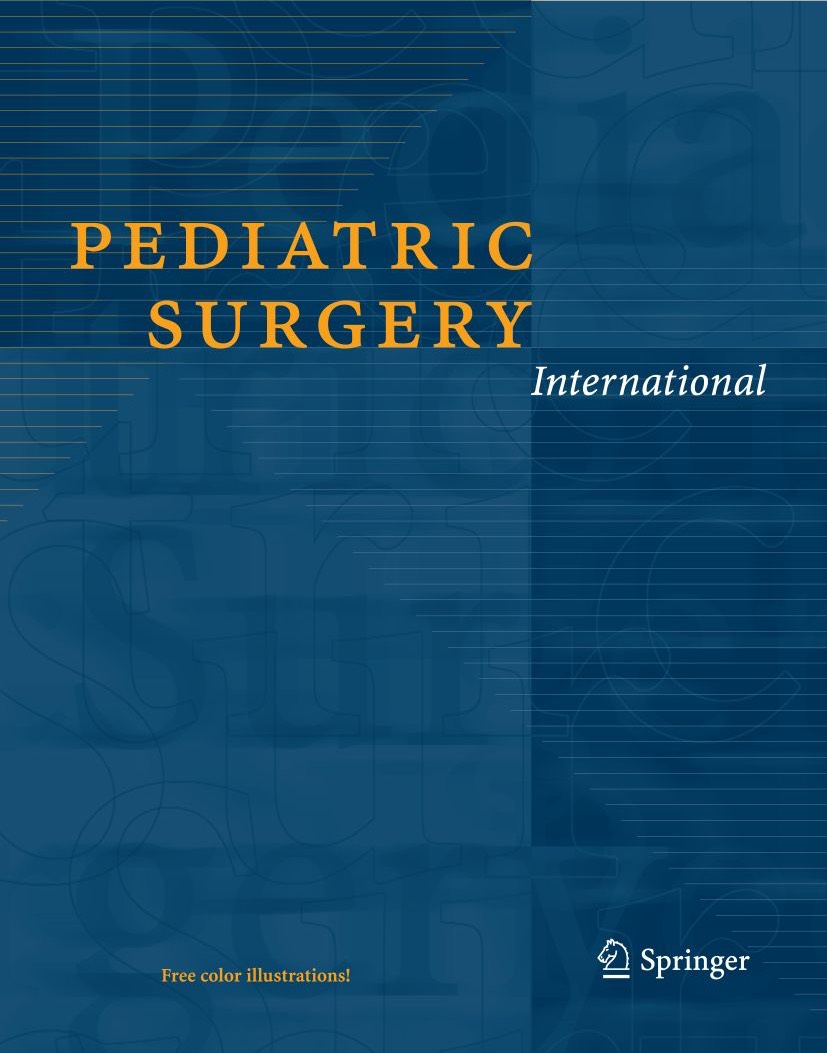 Springer Journal “Pediatric Surgery International” Affiliation with the ...